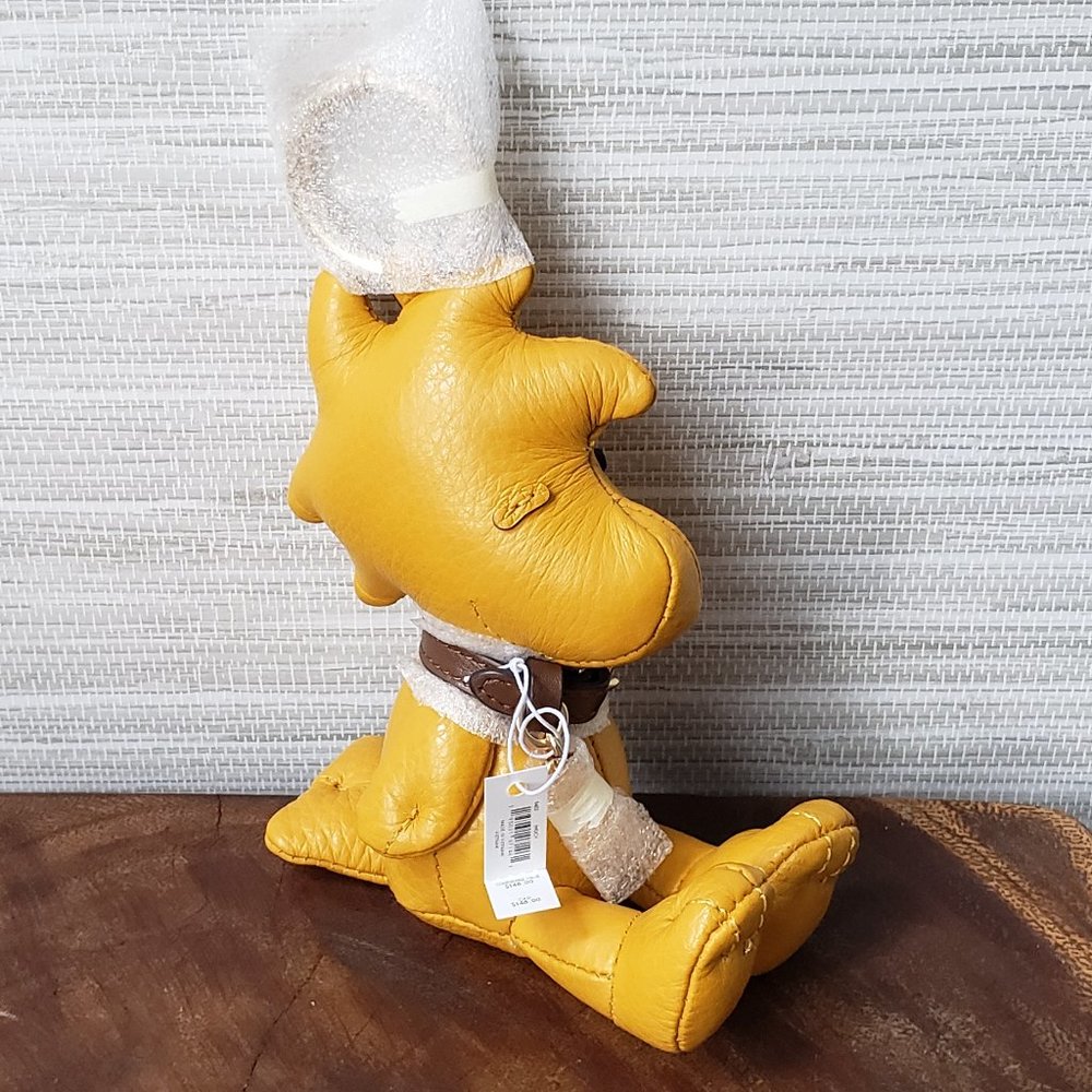COACH x Peanuts Woodstock Collectible Leather Bag Charm